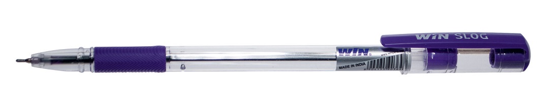 Ручка масляна WIN (SLOG), чорнила фіолетові